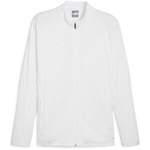 Puma Mens TeamGoal Jacket / White/Silver